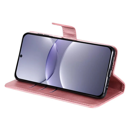 For Huawei nova 13 5G / nova 12 5G Case Zipper Wallet Calf Texture PU Leather Phone Cover