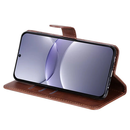 For Huawei nova 13 5G / nova 12 5G Case Zipper Wallet Calf Texture PU Leather Phone Cover