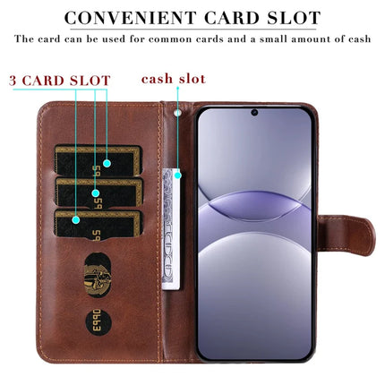 For Huawei nova 13 5G / nova 12 5G Case Zipper Wallet Calf Texture PU Leather Phone Cover