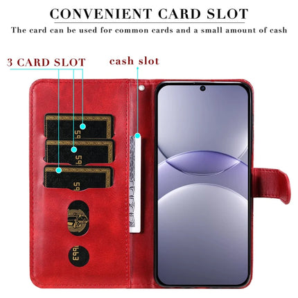 For Huawei nova 13 5G / nova 12 5G Case Zipper Wallet Calf Texture PU Leather Phone Cover