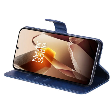 For OnePlus 13 Case Zipper Wallet Calf Texture PU Leather Phone Cover