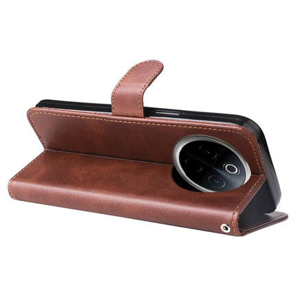 For OnePlus 13 Case Zipper Wallet Calf Texture PU Leather Phone Cover