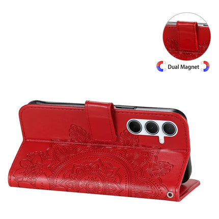 For Samsung Galaxy A56 5G Case PU Leather Wallet Floral Phone Cover Stand View