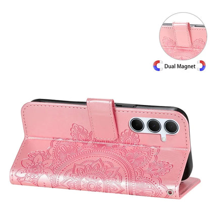 For Samsung Galaxy A56 5G Case PU Leather Wallet Floral Phone Cover Stand View