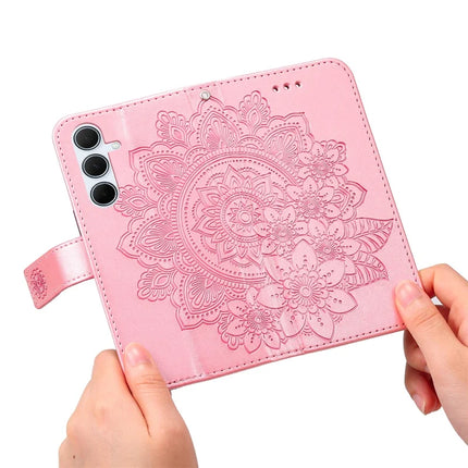For Samsung Galaxy A56 5G Case PU Leather Wallet Floral Phone Cover Stand View