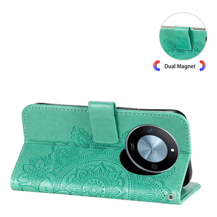 For Honor X60 5G Case PU Leather Wallet Floral Phone Cover Stand View