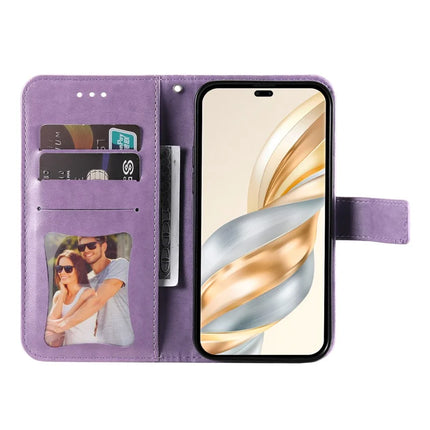 Leather Case for Honor Magic7 Lite 5G / X9c 5G / X60 Pro 5G Flower Phone Cover