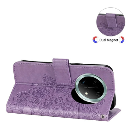 Leather Case for Honor Magic7 Lite 5G / X9c 5G / X60 Pro 5G Flower Phone Cover