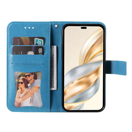 Leather Case for Honor Magic7 Lite 5G / X9c 5G / X60 Pro 5G Flower Phone Cover