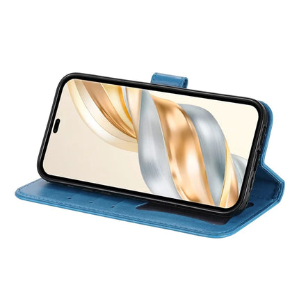Leather Case for Honor Magic7 Lite 5G / X9c 5G / X60 Pro 5G Flower Phone Cover