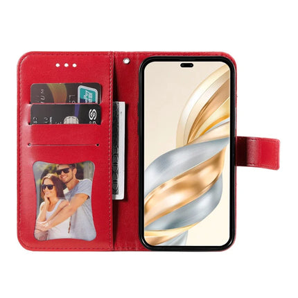 Leather Case for Honor Magic7 Lite 5G / X9c 5G / X60 Pro 5G Flower Phone Cover