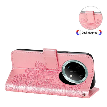 Leather Case for Honor Magic7 Lite 5G / X9c 5G / X60 Pro 5G Flower Phone Cover