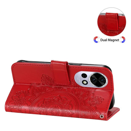 For Huawei nova 13 5G / nova 12 5G Case PU Leather Wallet Floral Phone Cover Stand View