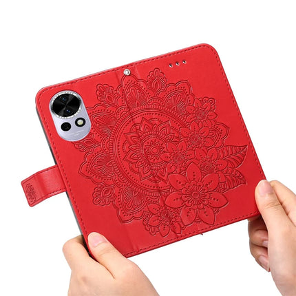 For Huawei nova 13 5G / nova 12 5G Case PU Leather Wallet Floral Phone Cover Stand View