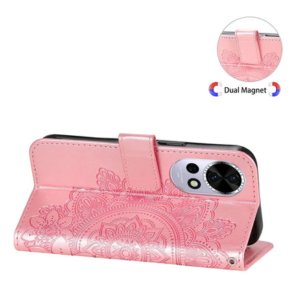 For Huawei nova 13 5G / nova 12 5G Case PU Leather Wallet Floral Phone Cover Stand View
