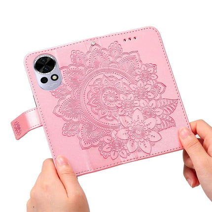 For Huawei nova 13 5G / nova 12 5G Case PU Leather Wallet Floral Phone Cover Stand View