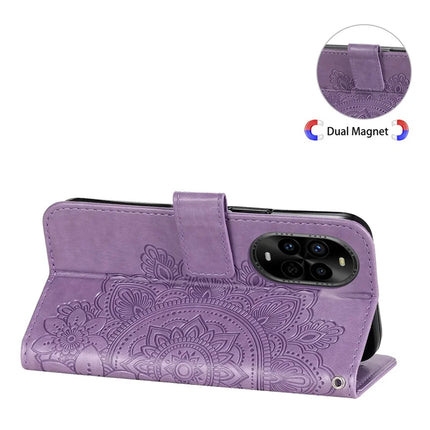 For Huawei nova 13 Pro 5G Case PU Leather Wallet Floral Phone Cover Stand View