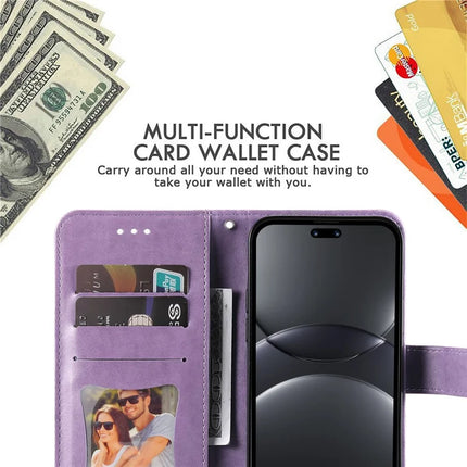 For Huawei nova 13 Pro 5G Case PU Leather Wallet Floral Phone Cover Stand View