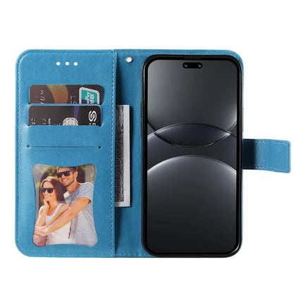 For Huawei nova 13 Pro 5G Case PU Leather Wallet Floral Phone Cover Stand View
