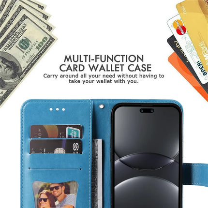 For Huawei nova 13 Pro 5G Case PU Leather Wallet Floral Phone Cover Stand View