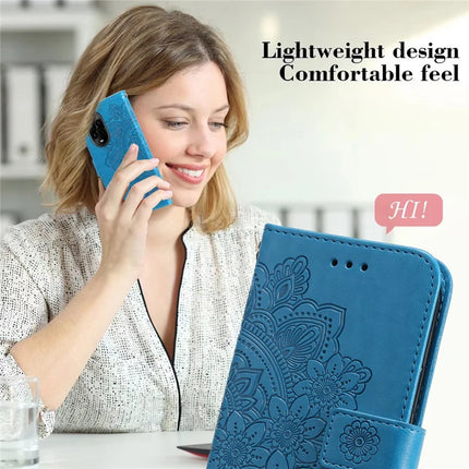 For Huawei nova 13 Pro 5G Case PU Leather Wallet Floral Phone Cover Stand View