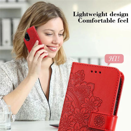 For Huawei nova 13 Pro 5G Case PU Leather Wallet Floral Phone Cover Stand View
