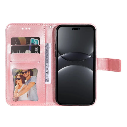 For Huawei nova 13 Pro 5G Case PU Leather Wallet Floral Phone Cover Stand View