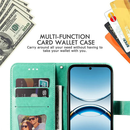 For Oppo Find X8 5G Case PU Leather Wallet Floral Phone Cover Stand View