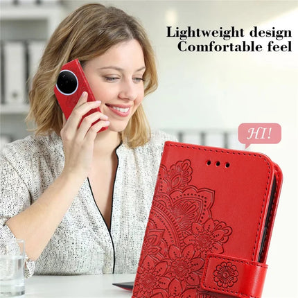 For Oppo Find X8 5G Case PU Leather Wallet Floral Phone Cover Stand View