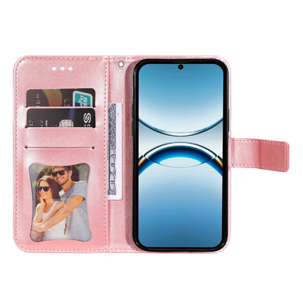 For Oppo Find X8 5G Case PU Leather Wallet Floral Phone Cover Stand View