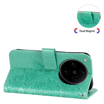 For Oppo Find X8 Pro 5G Case PU Leather Wallet Floral Phone Cover Stand View