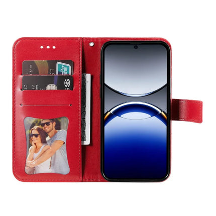 For Oppo Find X8 Pro 5G Case PU Leather Wallet Floral Phone Cover Stand View