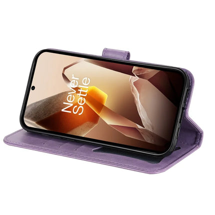 For OnePlus 13 Case PU Leather Wallet Floral Phone Cover Stand View