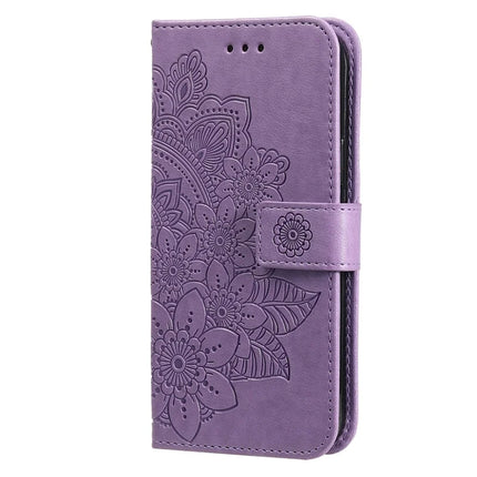 For OnePlus 13 Case PU Leather Wallet Floral Phone Cover Stand View