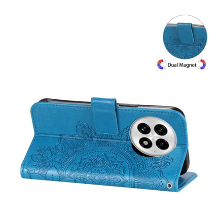 For OnePlus 13 Case PU Leather Wallet Floral Phone Cover Stand View