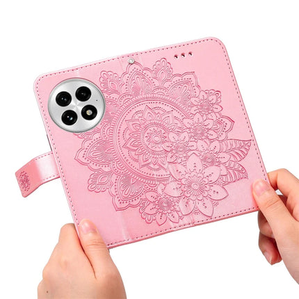 For OnePlus 13 Case PU Leather Wallet Floral Phone Cover Stand View