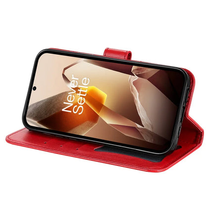 For OnePlus 13 Case PU Leather Wallet Floral Phone Cover Stand View