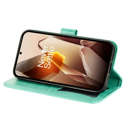 For OnePlus 13 Case PU Leather Wallet Floral Phone Cover Stand View
