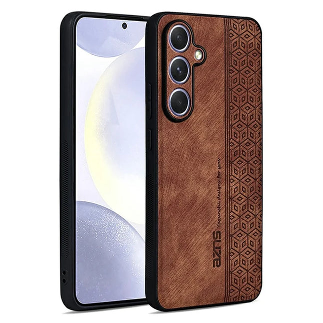 AZNS For Samsung Galaxy A36 5G Case Protective PU Leather Covered TPU Phone Shell - Brown