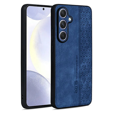 AZNS For Samsung Galaxy A36 5G Case Protective PU Leather Covered TPU Phone Shell - Blue