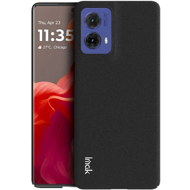 IMAK For Motorola Moto G85 5G / S50 Neo 5G Cowboy Hard Case PC Phone Back Cover - Matte Black