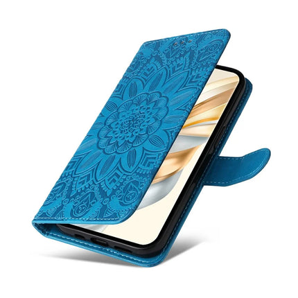 Leather Case for Honor Magic7 Lite 5G / X9c 5G / X60 Pro 5G Sunflower Wallet Cover