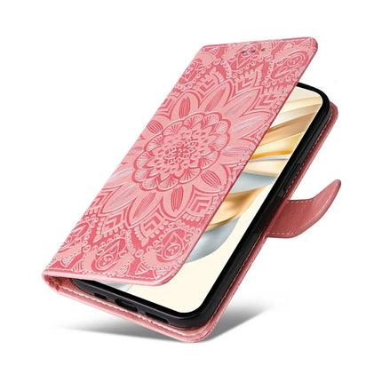 Leather Case for Honor Magic7 Lite 5G / X9c 5G / X60 Pro 5G Sunflower Wallet Cover