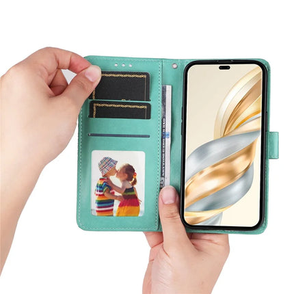 Leather Case for Honor Magic7 Lite 5G / X9c 5G / X60 Pro 5G Sunflower Wallet Cover