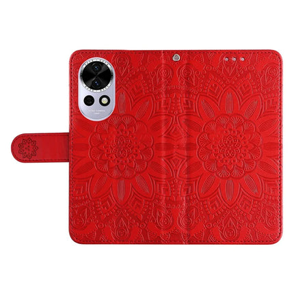 For Huawei nova 13 5G / nova 12 5G Case Sunflower Imprint Leather Wallet Phone Cover