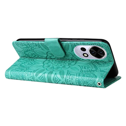 For Huawei nova 13 5G / nova 12 5G Case Sunflower Imprint Leather Wallet Phone Cover