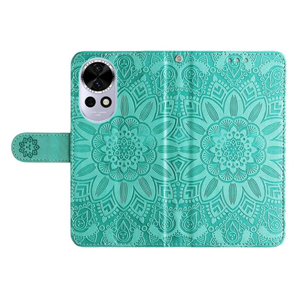 For Huawei nova 13 5G / nova 12 5G Case Sunflower Imprint Leather Wallet Phone Cover