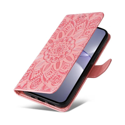 For Huawei nova 13 5G / nova 12 5G Case Sunflower Imprint Leather Wallet Phone Cover