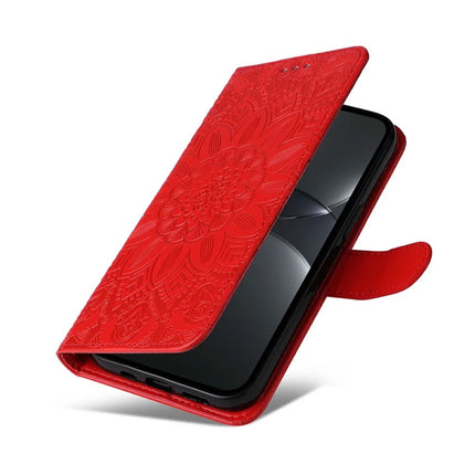 For Huawei nova 13 Pro 5G Case Sunflower Imprint Leather Wallet Phone Cover