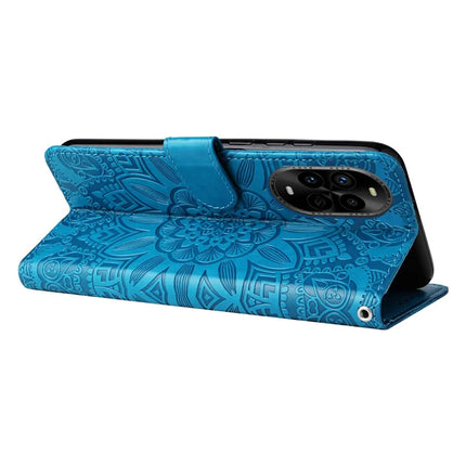 For Huawei nova 13 Pro 5G Case Sunflower Imprint Leather Wallet Phone Cover